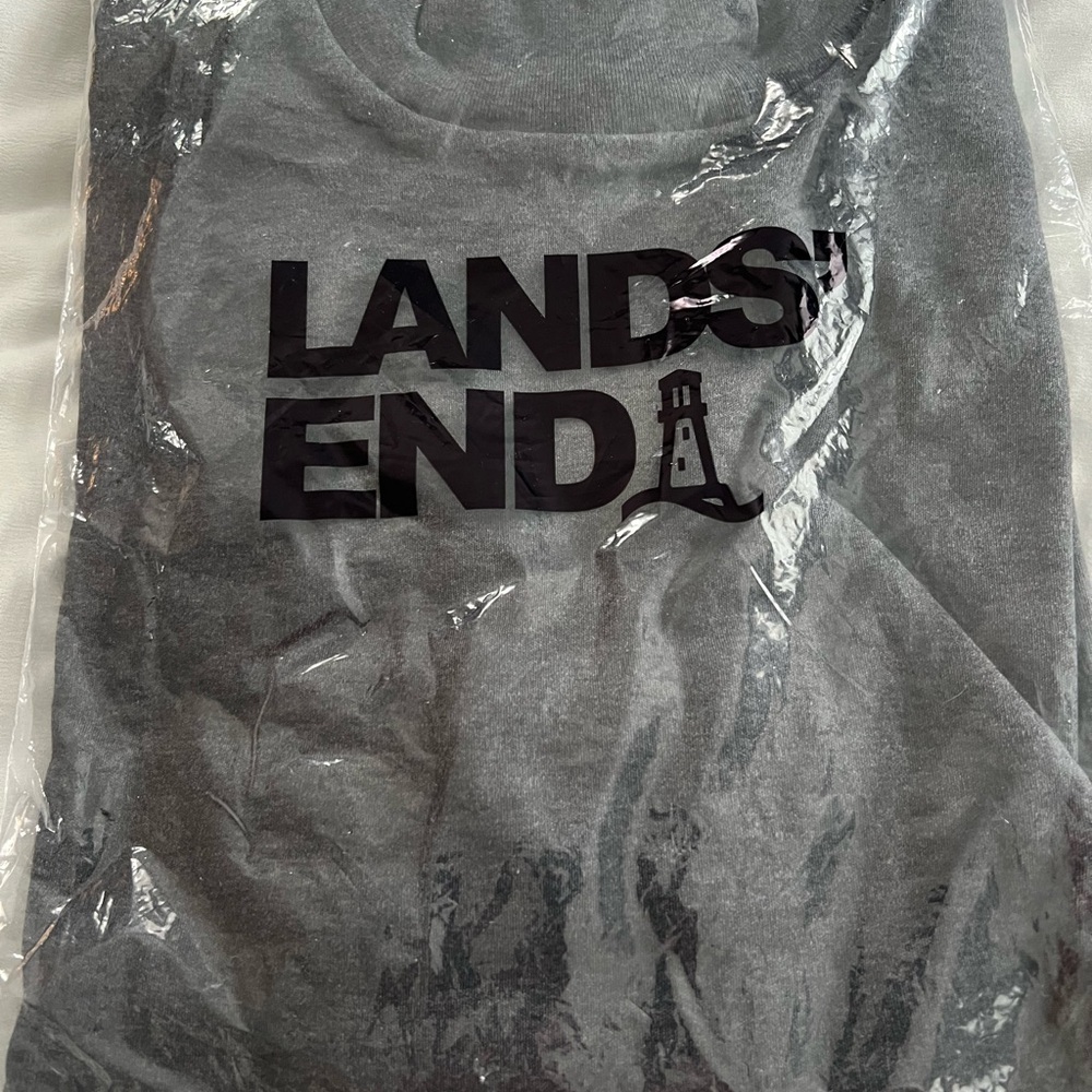 *NEW* Lands' End Gray Mock Turtleneck